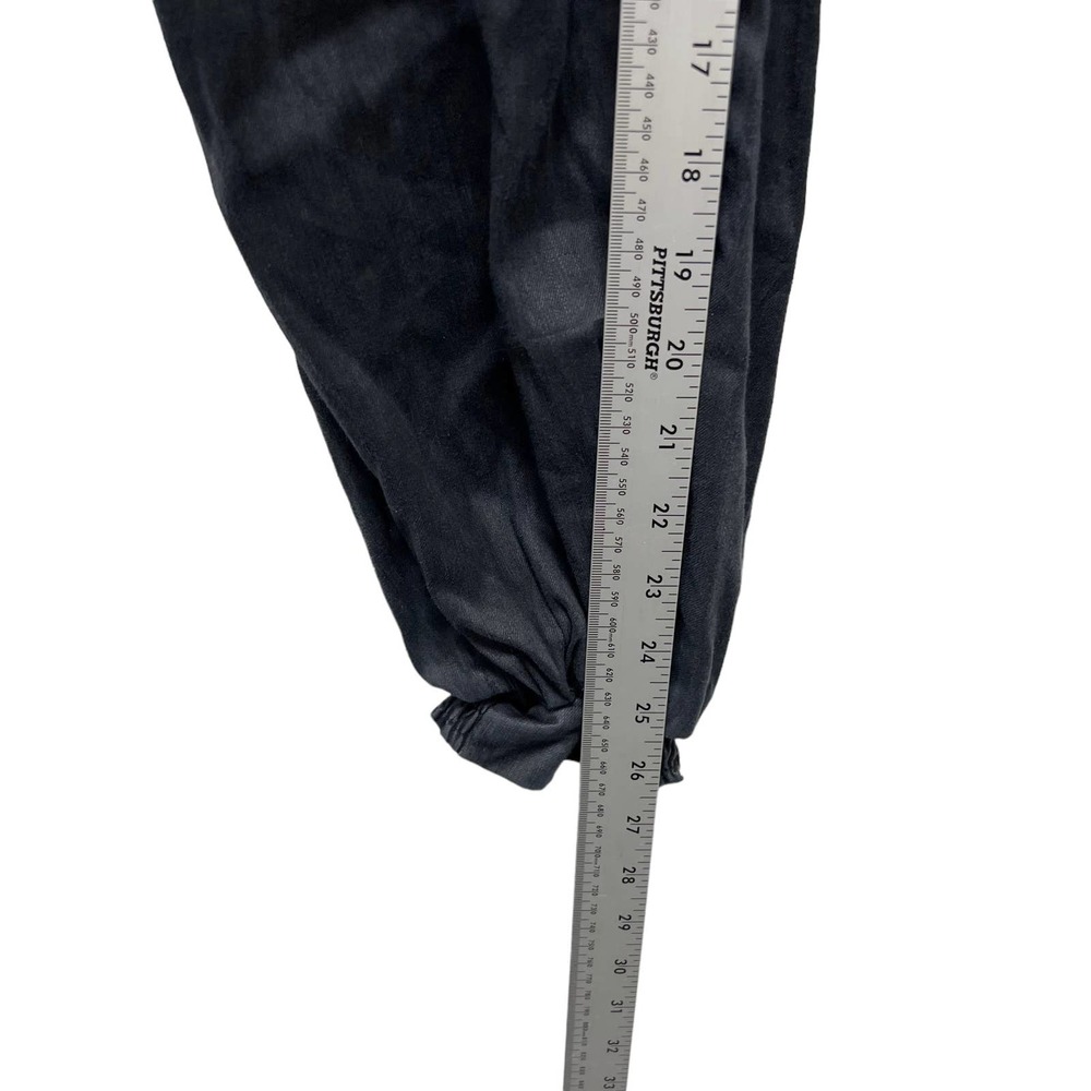 Alice + Olivia Hyde High-Waist Cargo Jogger Pants Black - Picture 8 of 9